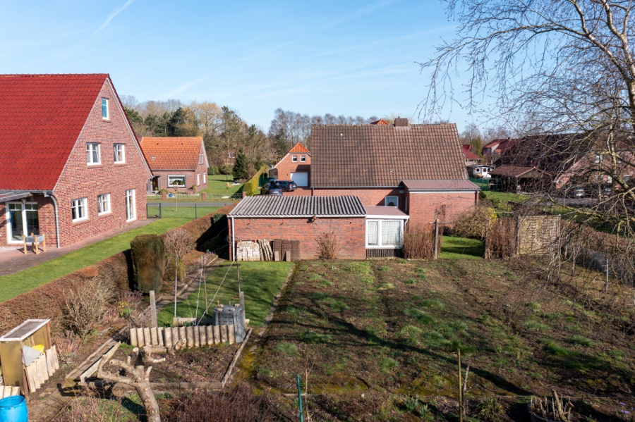 Gemüsegarten - Einfamilienhaus in ländlicher Lage – nahe der Nordsee