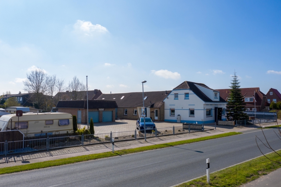 Zufahrt - Außergewöhnliches Angebot im Nordseebad Dornum-Westeraccumersiel !!