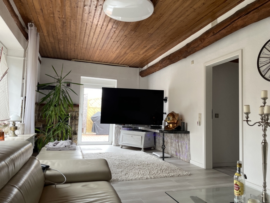 Wohnzimmer WHG 2 - Außergewöhnliches Angebot im Nordseebad Dornum-Westeraccumersiel !!