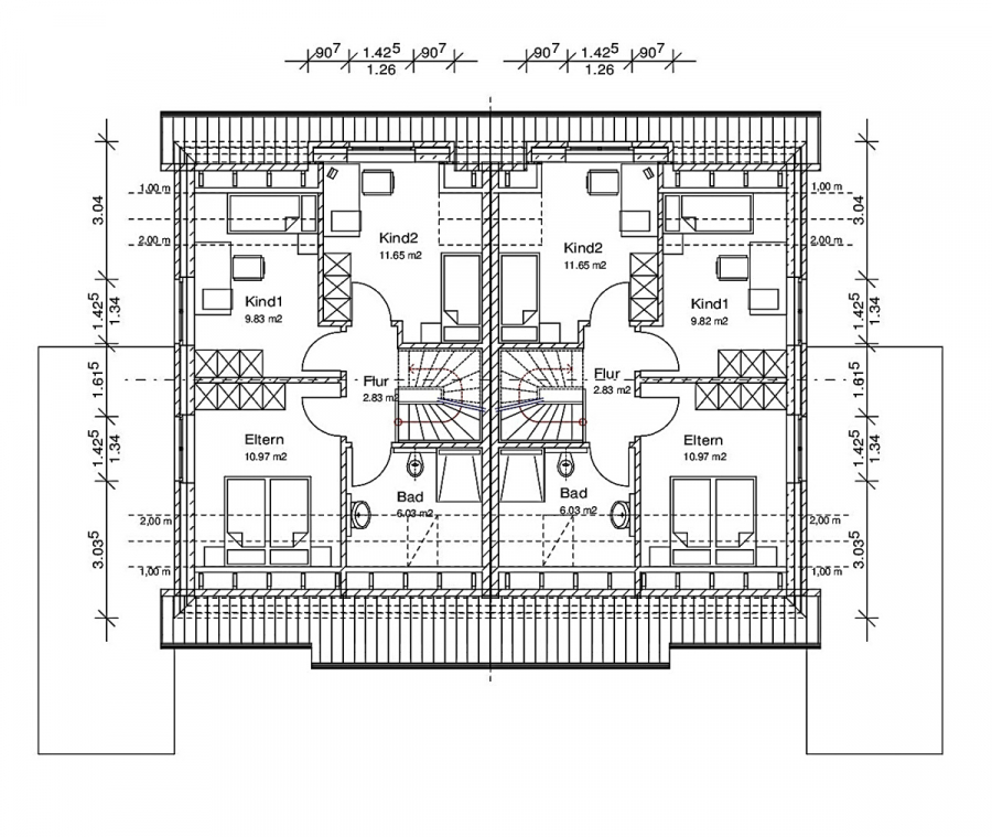 DG - Zentral in Esens: Energieeffiziente Doppelhaushälfte zur Miete