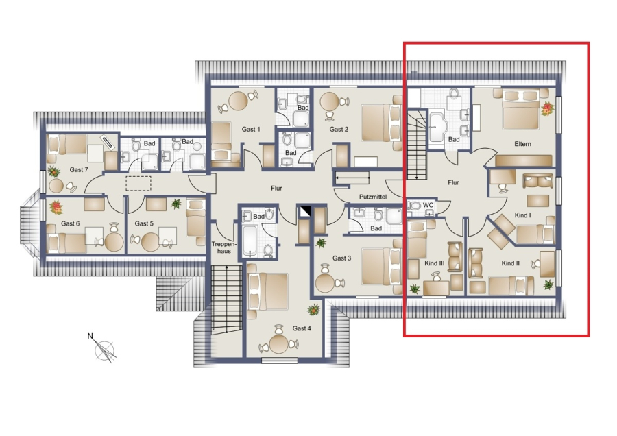 Gästezimmer und Privat - Neuharlingersiel! Für alle, die es etwas größer wollen