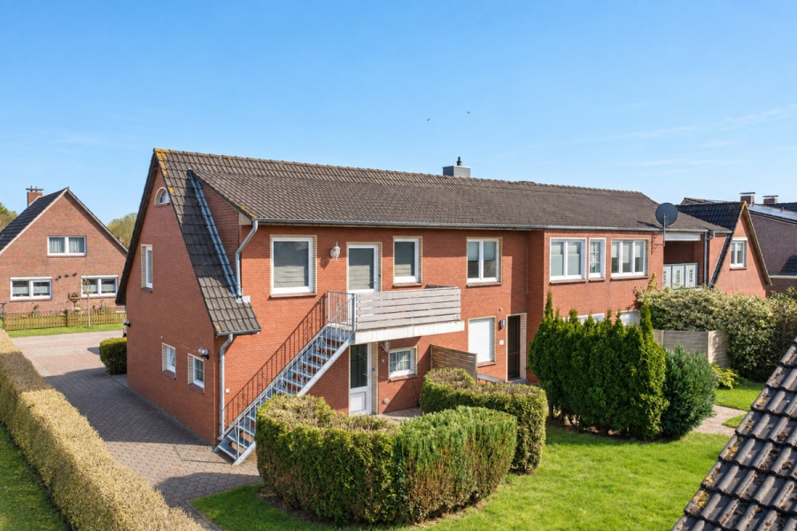 Wohnanlage - Renovierte OG-Wohnung in Sackgassenlage nahe der Nordsee