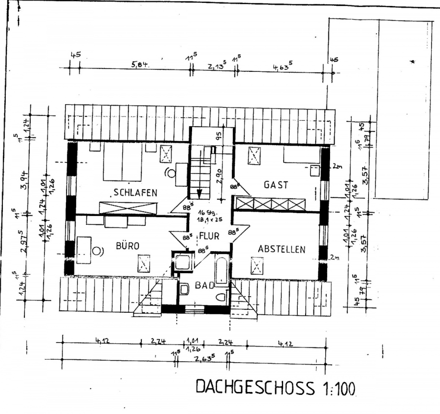 Dachgeschoss - Neuwertiges Einfamilienhaus mit pflegeleichtem Garten in der „Herrlichkeit Dornum“